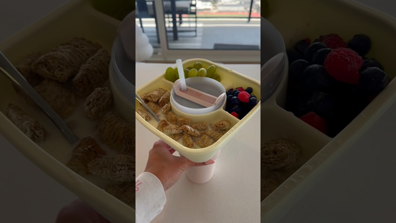 *ASMR* STANLEY BREAKFAST TRAY! #asmr #stanleytumbler #snacktray #breakfast #amazonstorefront