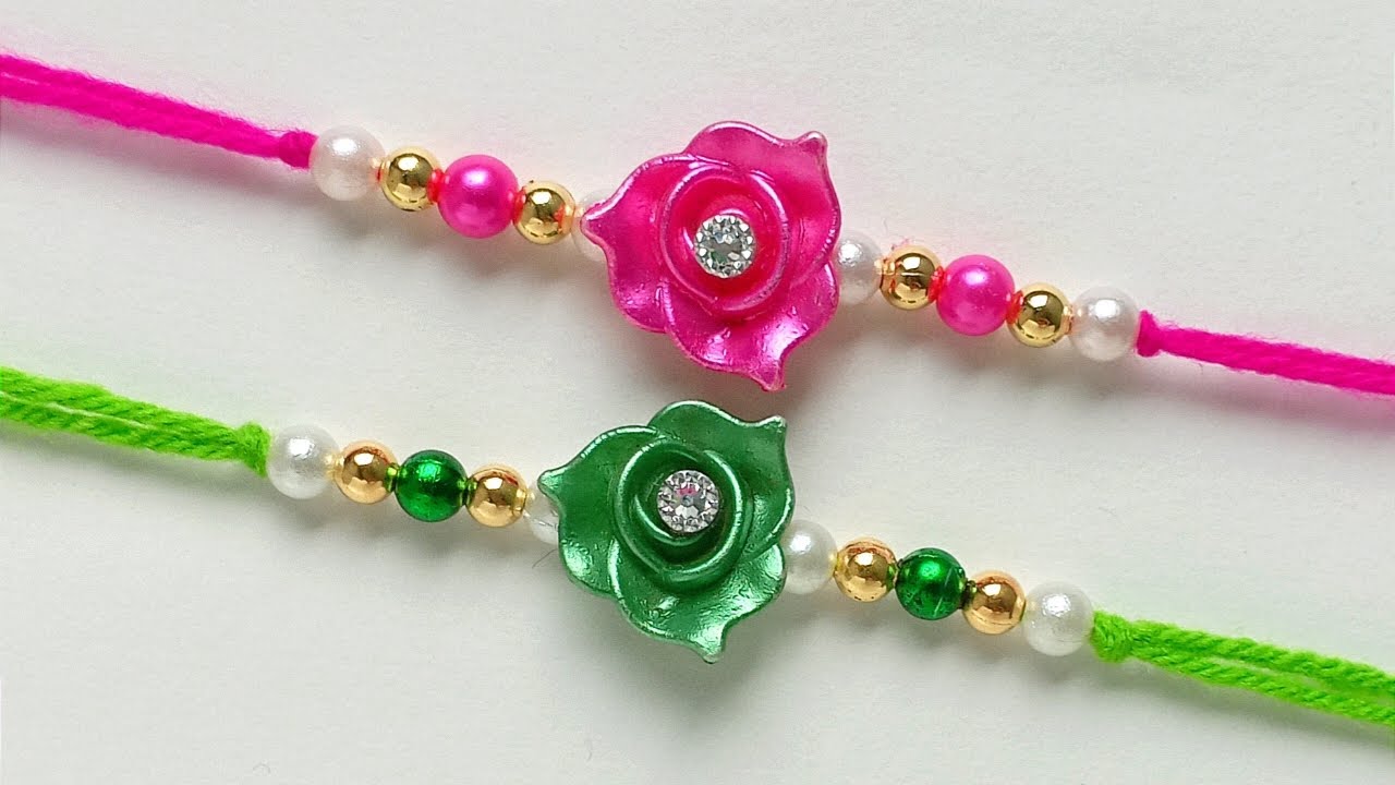 Rakhi || how to make easy rakhi || rakhi making ideas at home || simple rakhi || handmade rakhi