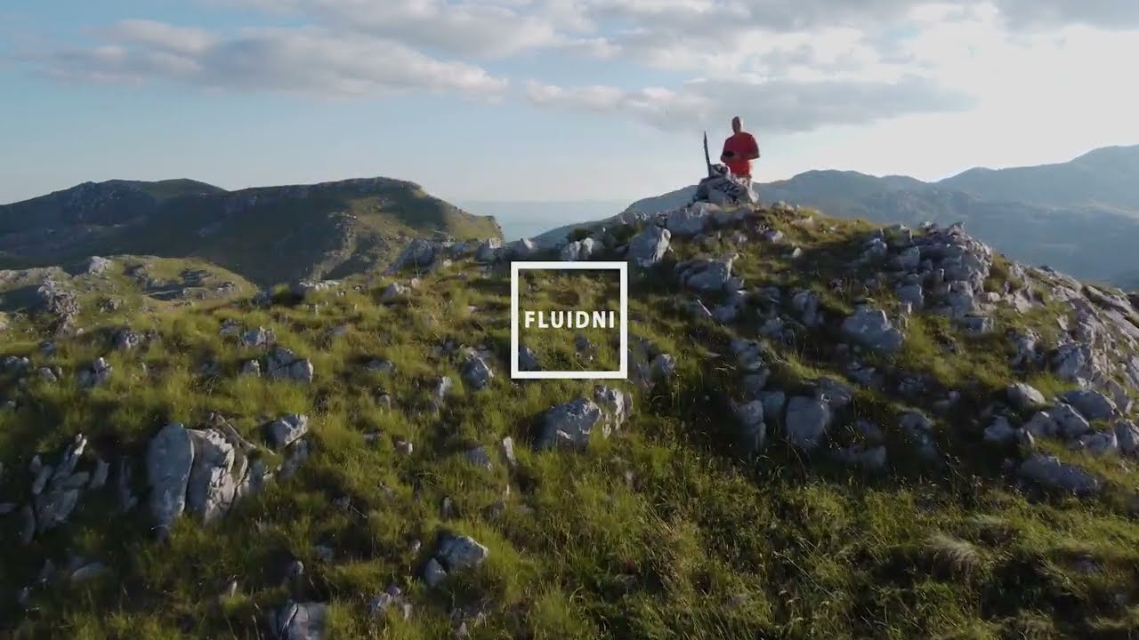 Sunset Over Visočica: Aerial Journey Above the Mountain Peaks in Summer