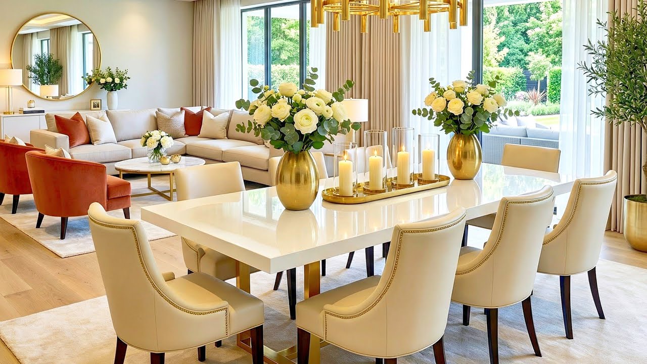Modern Dining Room Design Trends 2026 Luxury Home Interior Designs & Elegant Dining Table Ideas