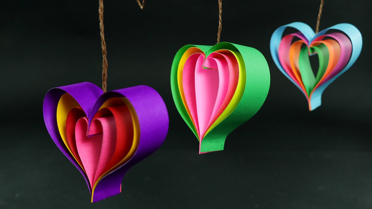 How To Make Paper Hearts: Quick and Easy DIY Crafts Tutorial