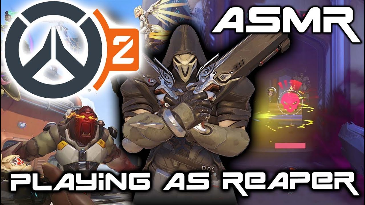 ASMR GAMING | Overwatch 2: First Look & Playing As Reaper ~ ASMR Music