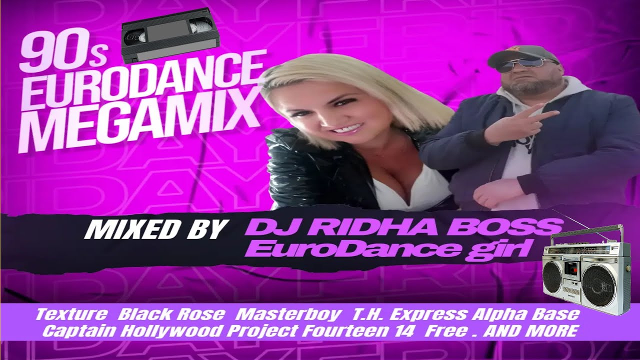 90s Eurodance Megamix Mixed By DJ Ridha Boss and Eurodance girl #fyp #dance