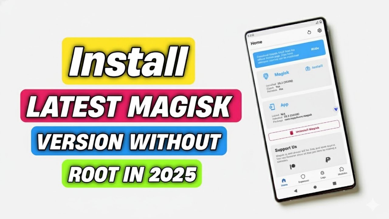 Install Magisk Latest Version In Any Android Phone | How To Root Any Android Phone |