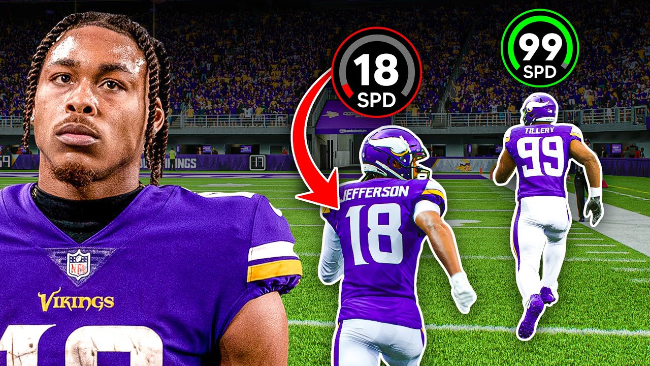 Madden 25, BUT Speed = Jersey Number