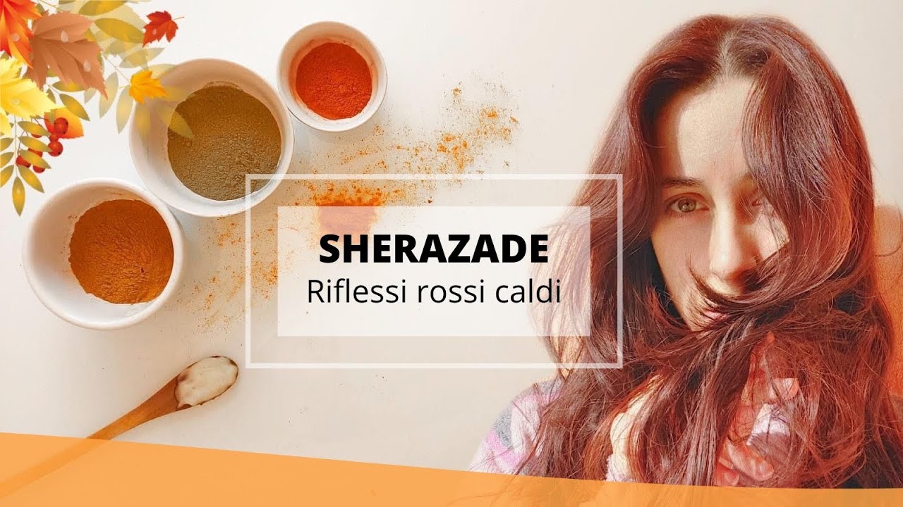 SHERAZADE con HENNÉ per RIFLESSI RAMATI!  Come ravvivare il tono caldo! #haircare #lawsonia #capelli