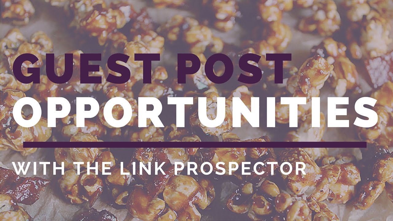 Part 1: Finding Guest Post Opportunities with the Link Prospector