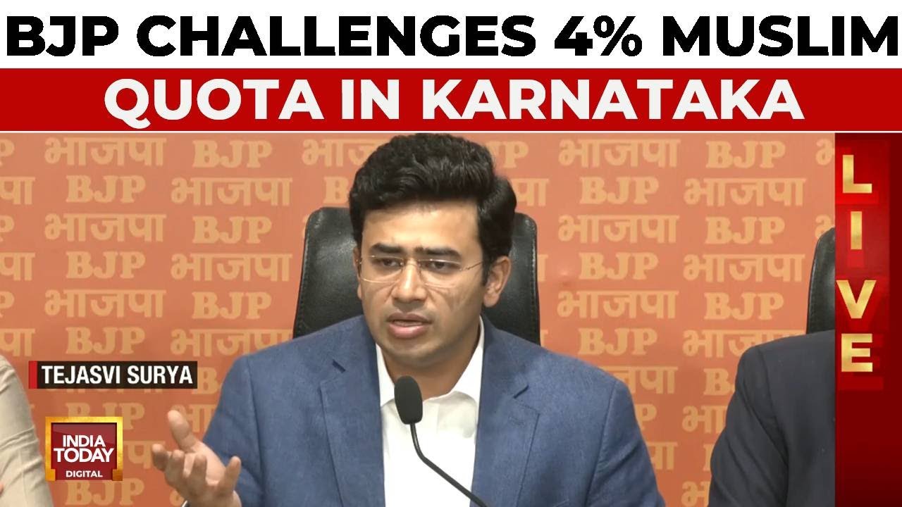 Karnataka BJP Opposes 4% Muslim Quota, Cites Ambedkar's Warning On Religious Reservations