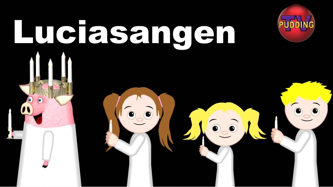 Santa Lucia (Luciasangen) m/animasjon - Norske barnesanger | Julesanger