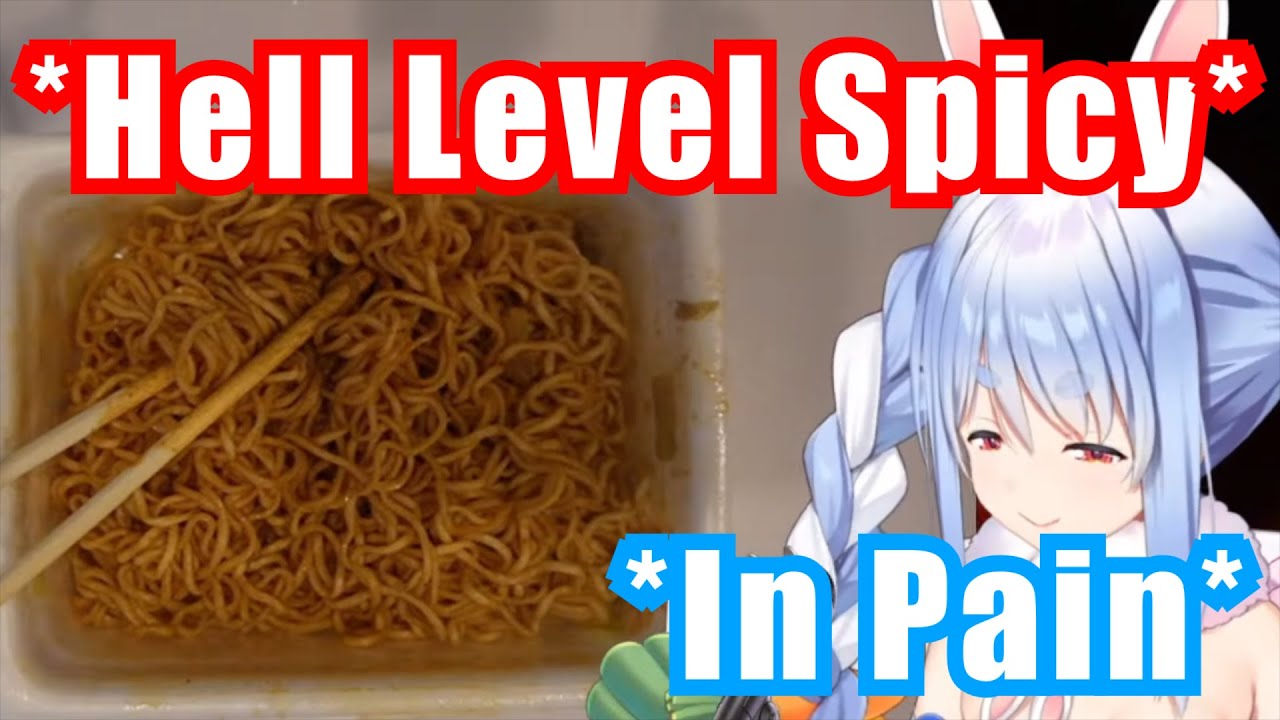 Pekora Eating Hell Level Spicy Noodle