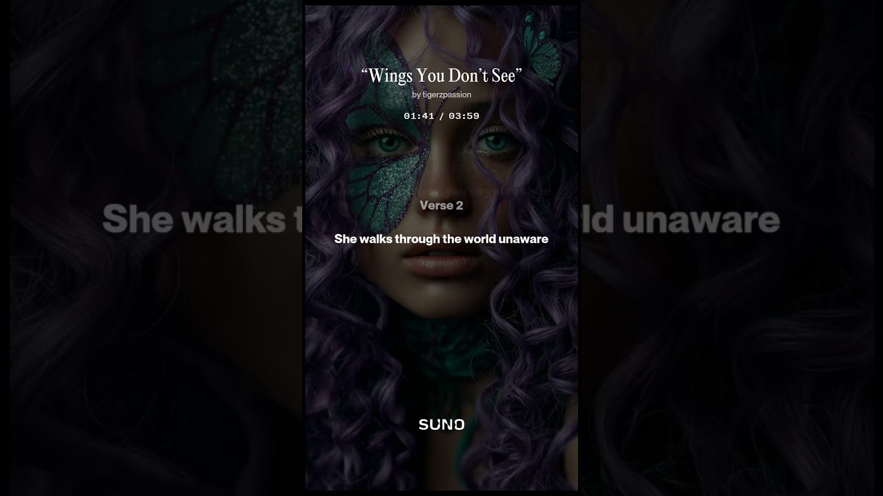 Wings You Don't See ( I dedicate this song to my sister)
