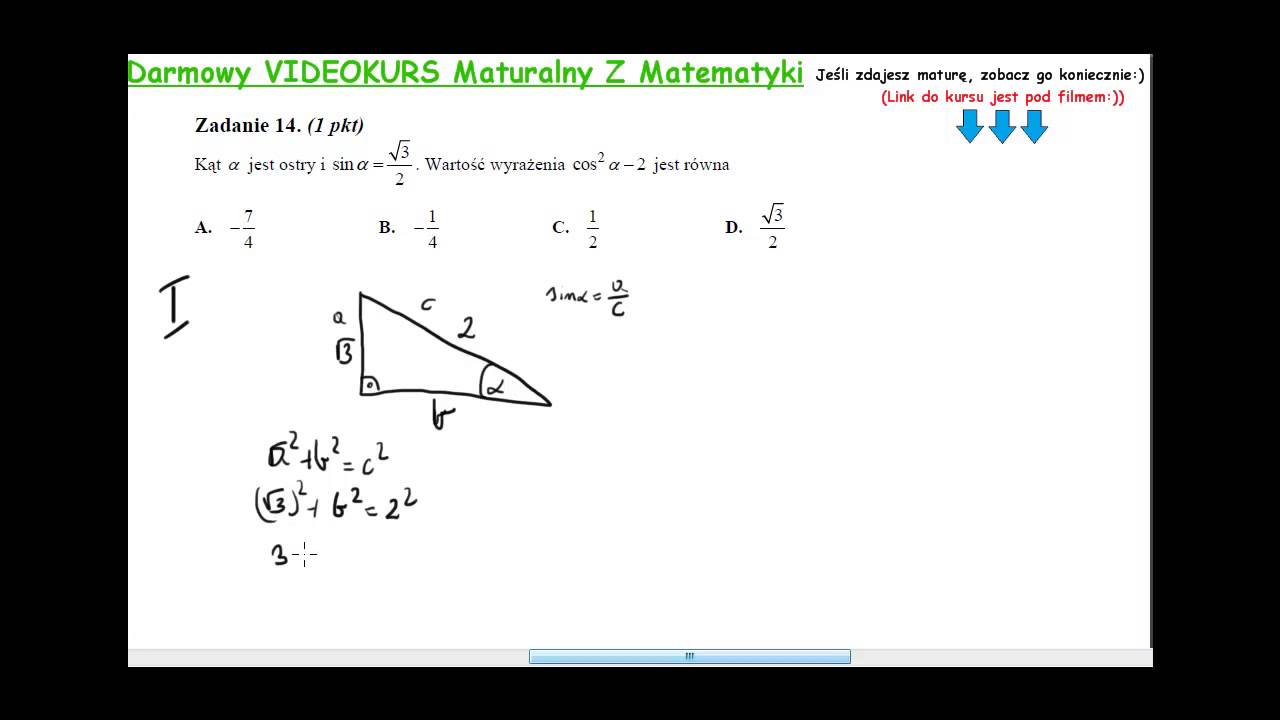 Zadanie 14 matura maj 2013