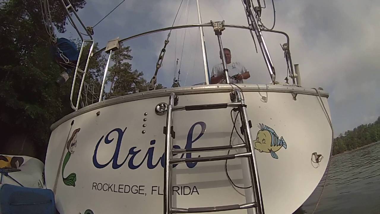 Sailboat prop change under water - 3 blade to 2 blade