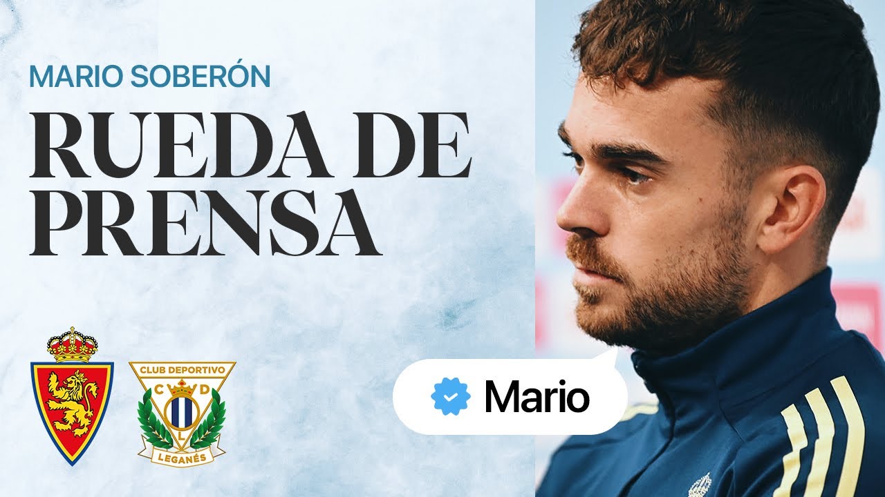 EN DIRECTO | Rueda de prensa de Mario Sober&oacute;n | Real Zaragoza