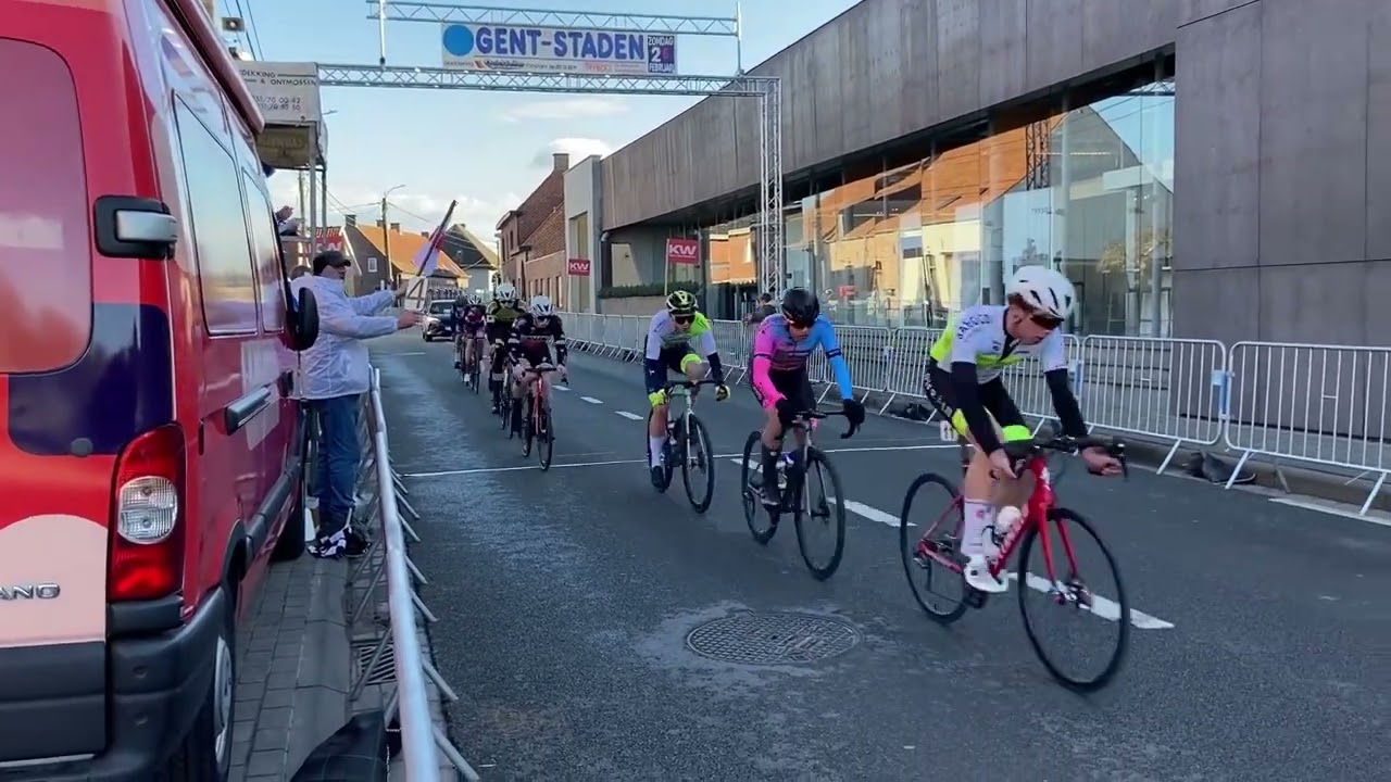 Nolan Huysmans: first race as junior and first race of the year (in Staden 25-2-2023)