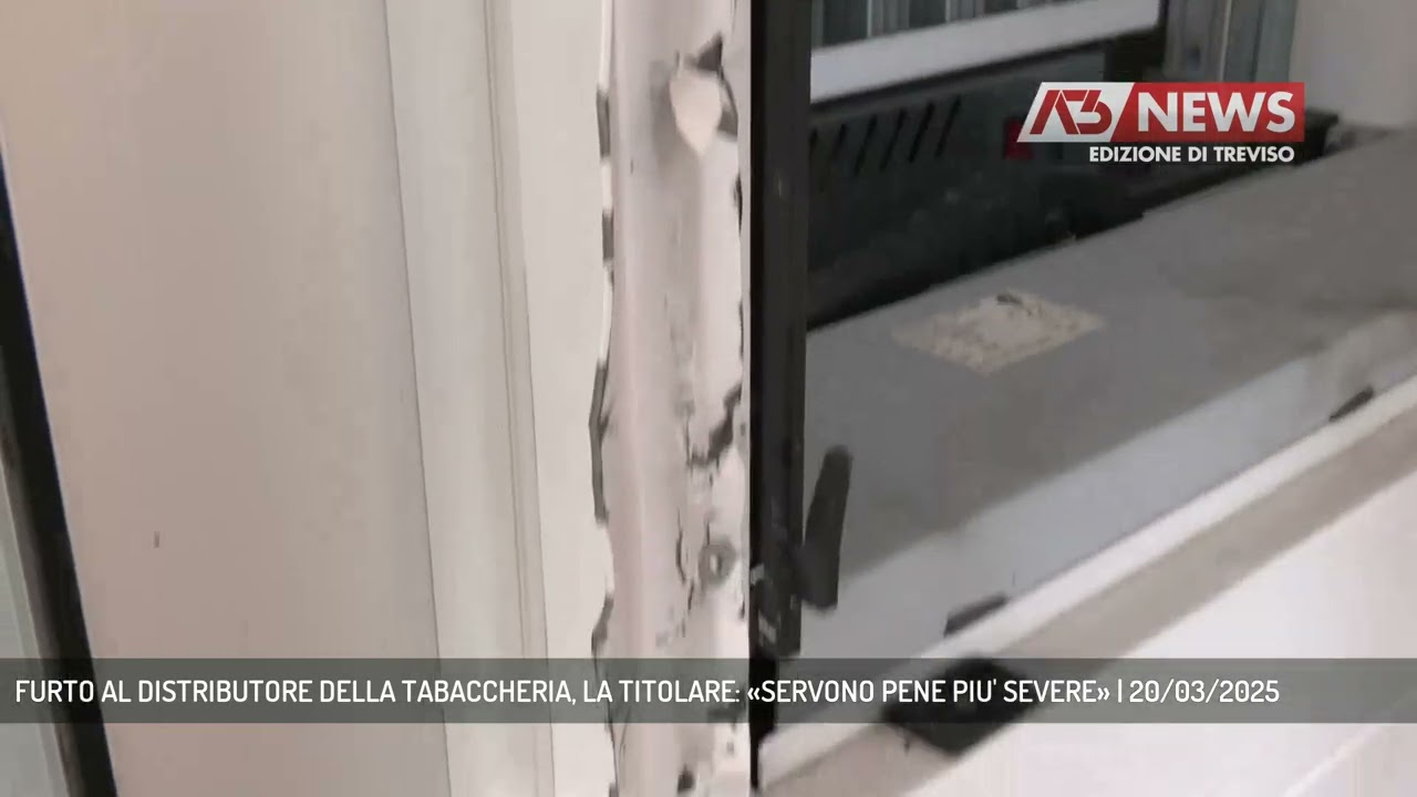FURTO AL DISTRIBUTORE DELLA TABACCHERIA, LA TITOLARE: «SERVONO PENE PIU' SEVERE» | 20/03/2025