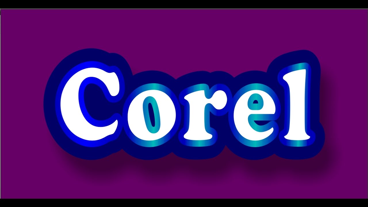 Text effects in CorelDraw | Corel Tutorials | Vector Graphics