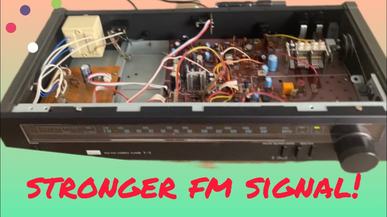 Reviving a Sansui T5 tuner