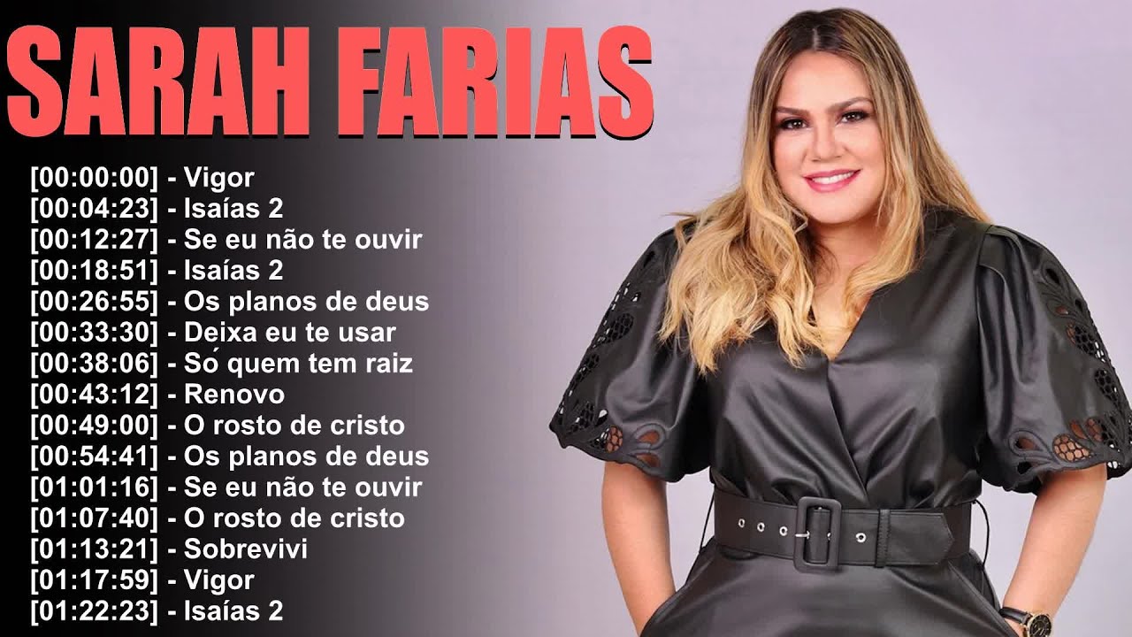 Sarah Farias ✝️ Can&ccedil;&otilde;es com confronto espiritual, clamor e rendi&ccedil;&atilde;o verdadeira 💫