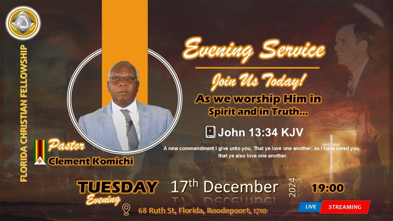 Tue 17th Dec 2024 | Pastor: Clement Komichi