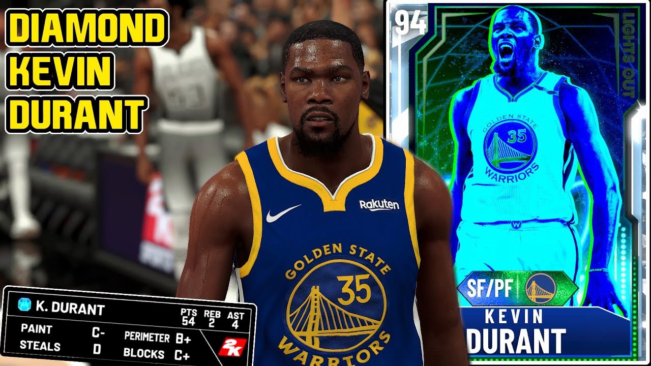 DIAMOND KEVIN DURANT GAMEPLAY! HES A SCORING MACHINE! NBA 2k20 MyTEAM