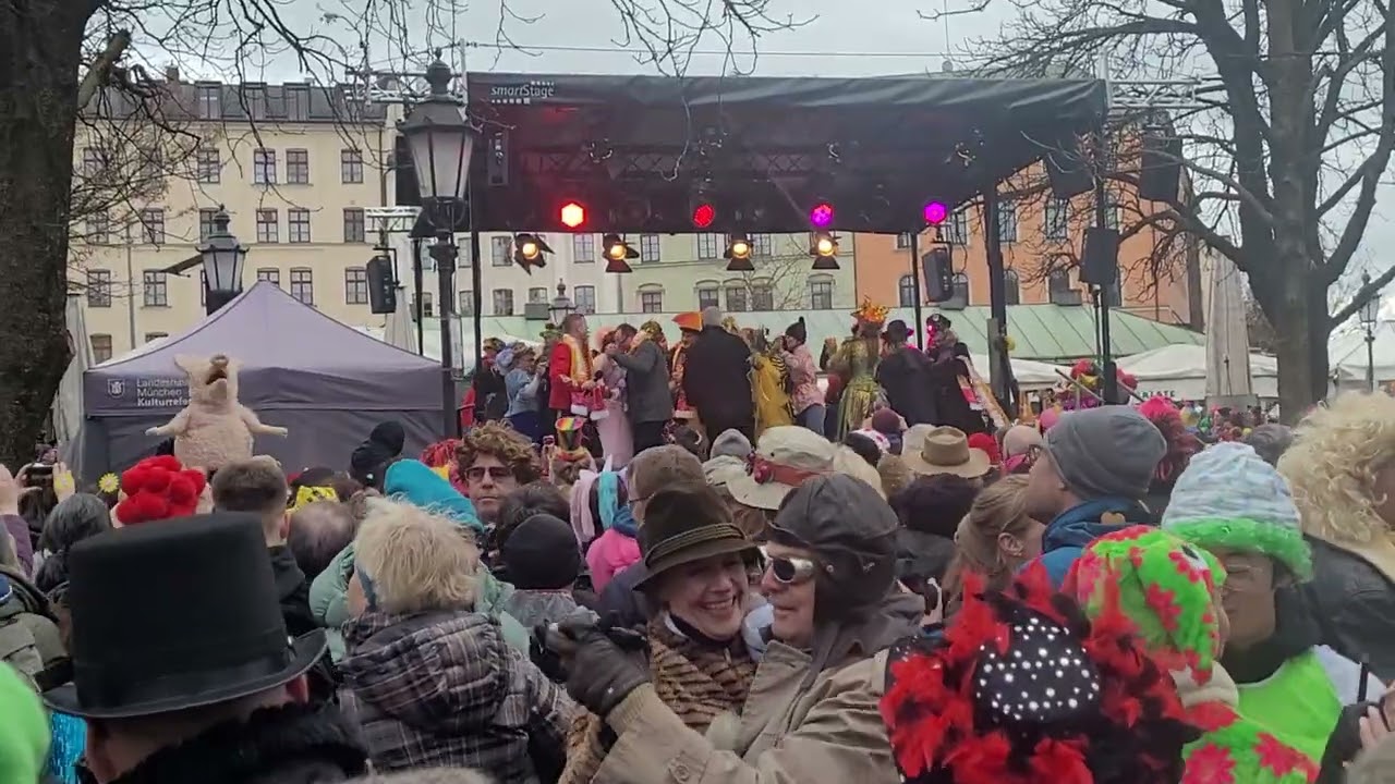Ende Tanz der Marktweiber 17.02.2026 - Viktualienmarkt, München