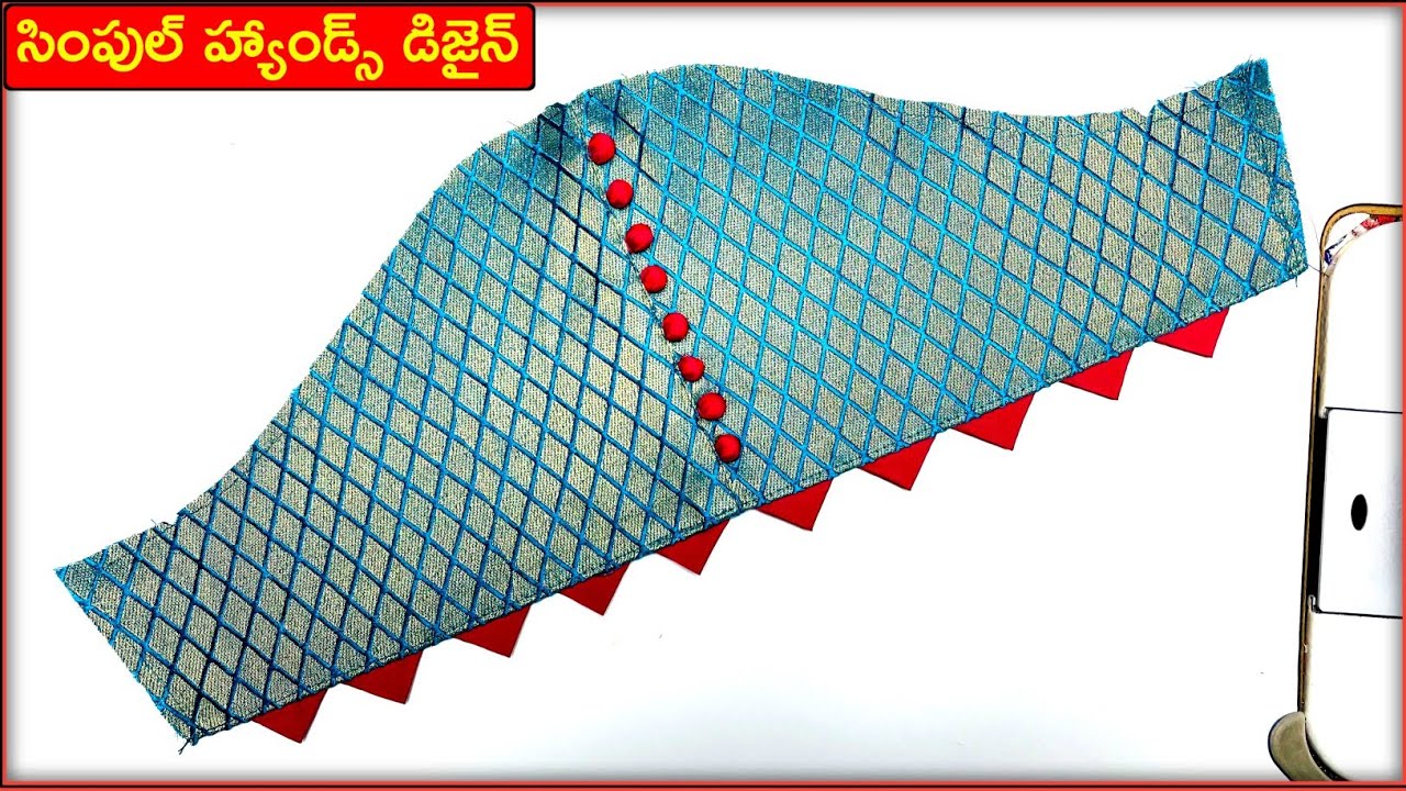 Sleeves Design With Potli Buttons, Very easy to make || Simple & Easy Hands Model Stitching ||