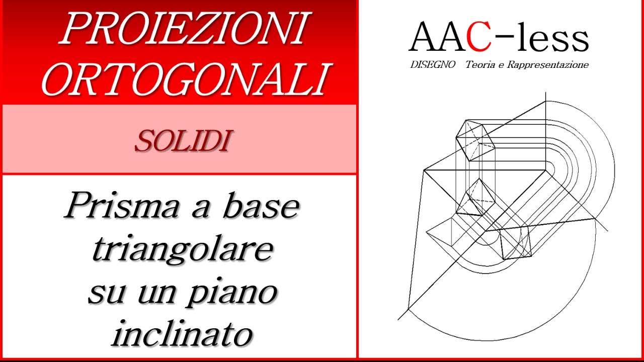 Proiezione Ortogonale - Solido giacente su un piano inclinato (Video 4:3)