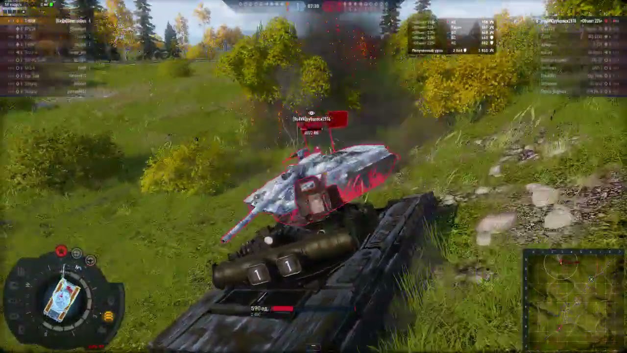 Напряжённая дуэль двух советов: Т-80БВ (ТОФ) против Объект 225. Armored Warfare, T-80BV - Object 225