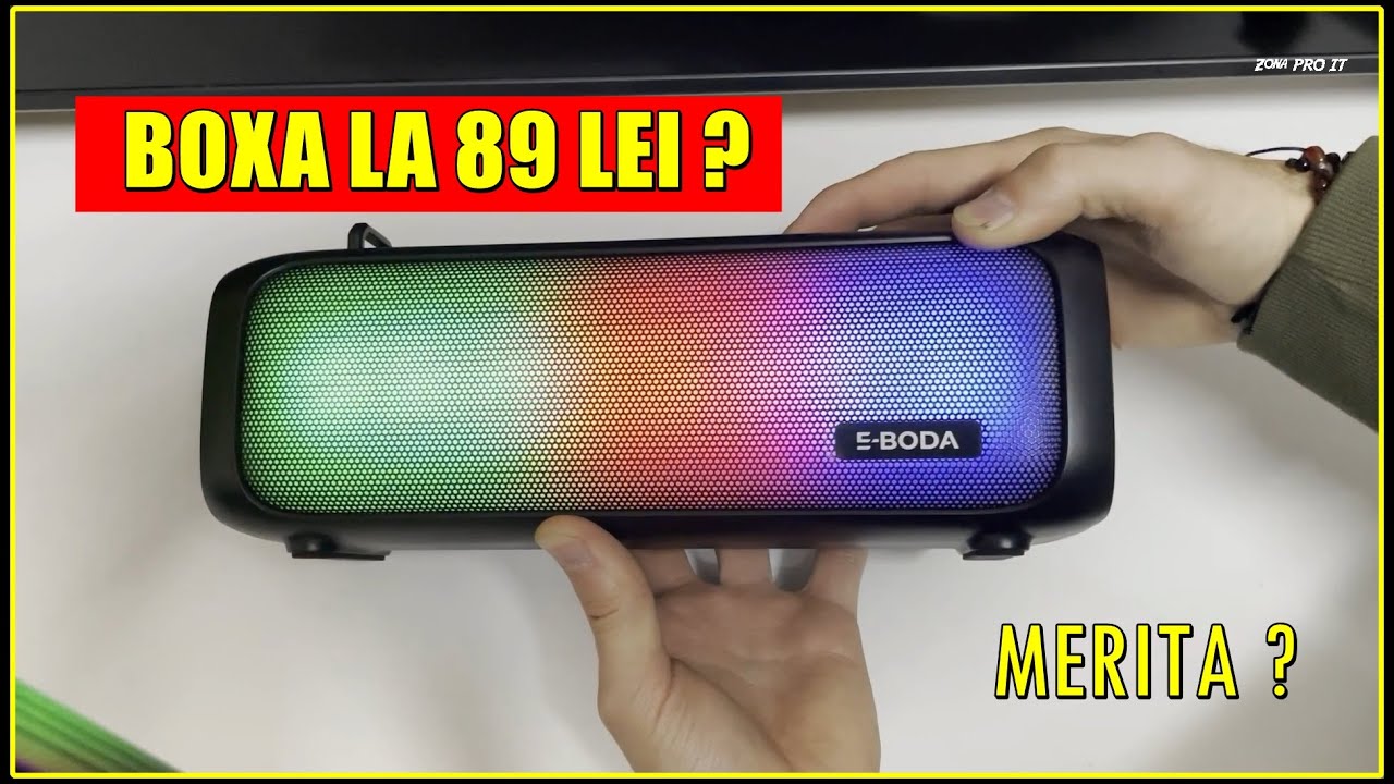 Boxa Portabila E-Boda The Vibe 110 I Boxa la 89 lei de Black Friday ? Review & Unboxing 2023