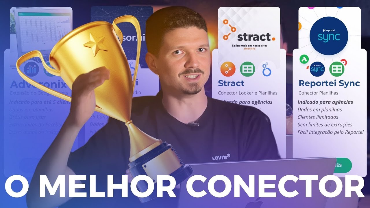 Qual o melhor conector para extrair dados para o google looker studio sem precisar de planilhas?