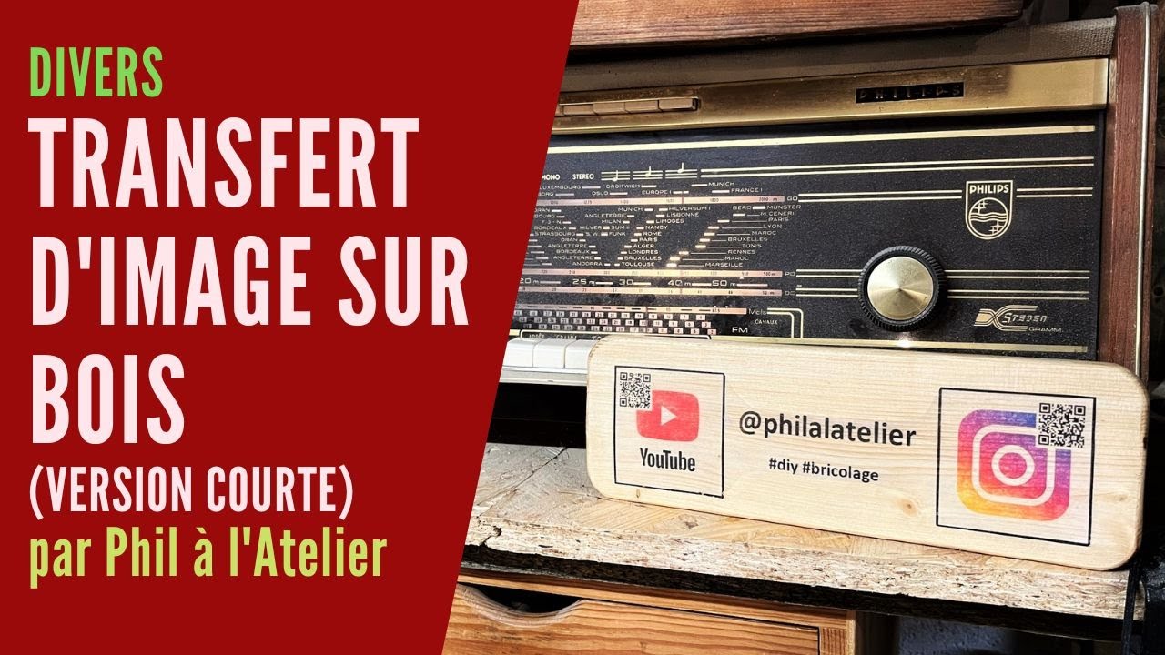Transfert d'image sur bois (version courte)