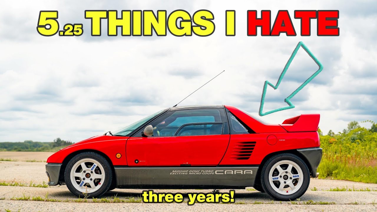 5 things I hate about my Suzuki Cara/Autozam AZ-1 three years into ownership! 5 keis incoming!