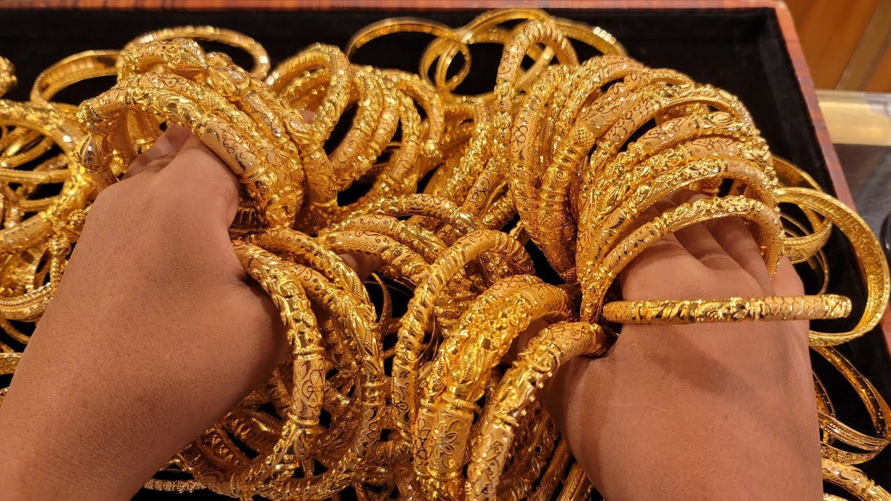 সোনার চুড়ির নতুন কালেকশন |Gold bangles