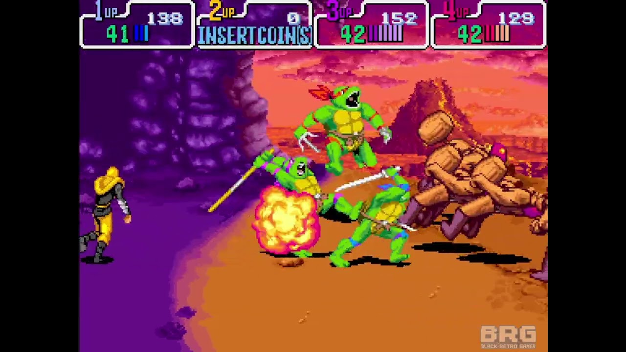 TMNT Turtles in Time Arcade Co-op - Stage 4