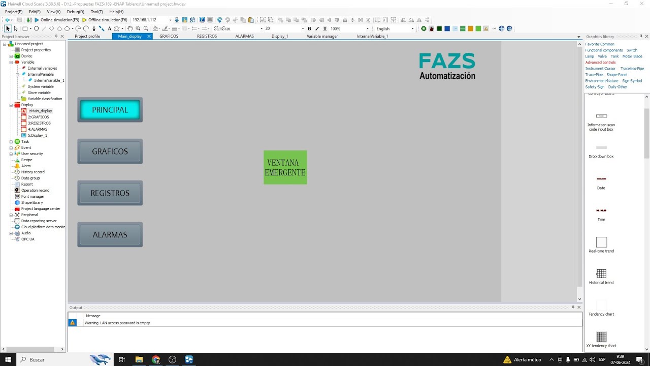 SCADA de Haiwell tips para armar proyecto