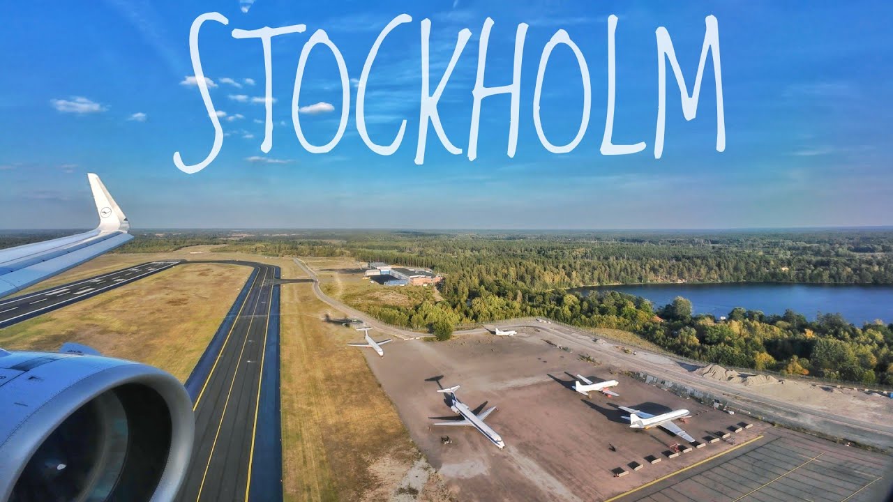 WELCOME TO STOCKHOLM - Approaching Arlanda Airport