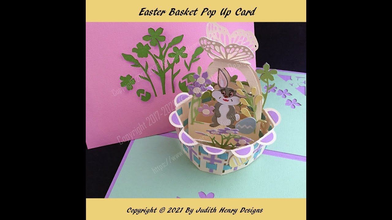 Easter Basket Pop Up Card