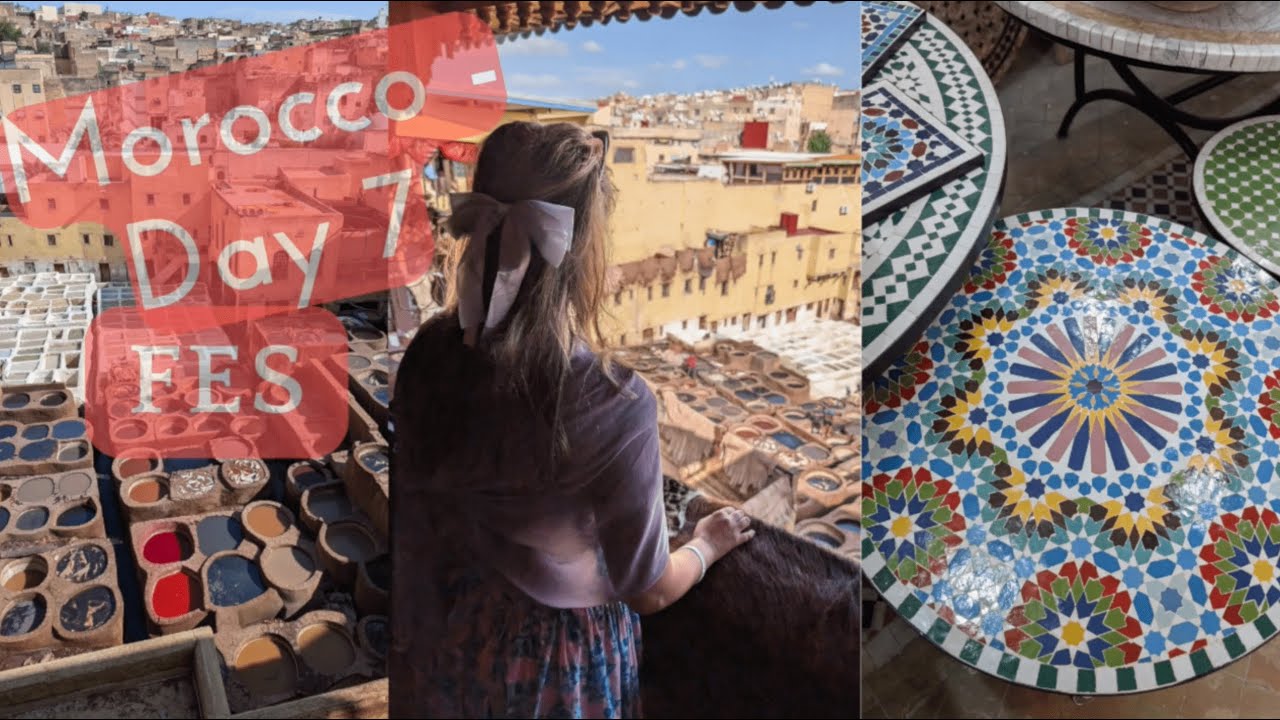 Exploring Fes, Morocco! 🎨 Ceramics, Medina & Stunning Views | French Immersion 🇲🇦✨