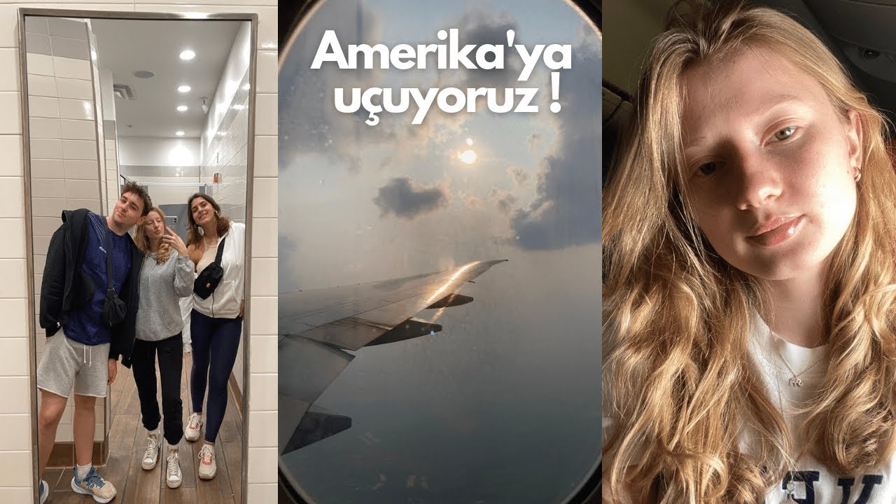 WORK AND TRAVEL İÇİN AMERİKA'YA UÇUYORUZ | 24 saat süren yolculuk #wat #workandtravel #wat2023