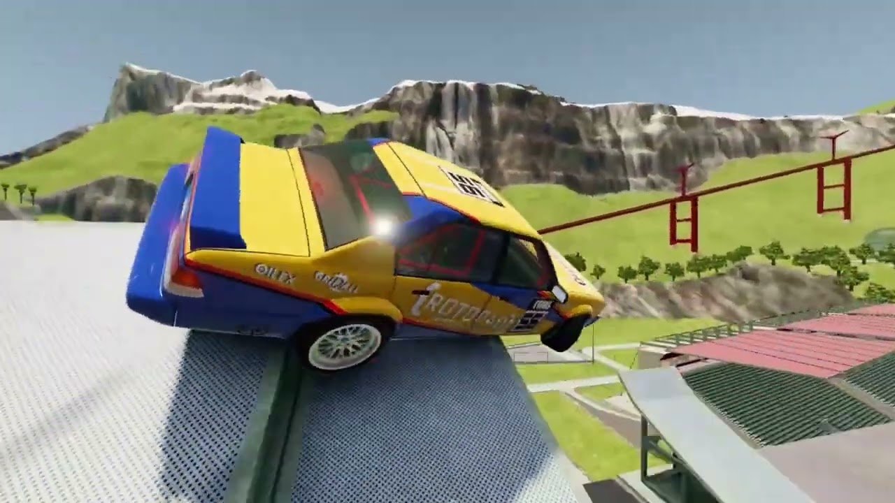 300MPH vs. The World’s Smallest Pool! (BeamNG.drive Physics)