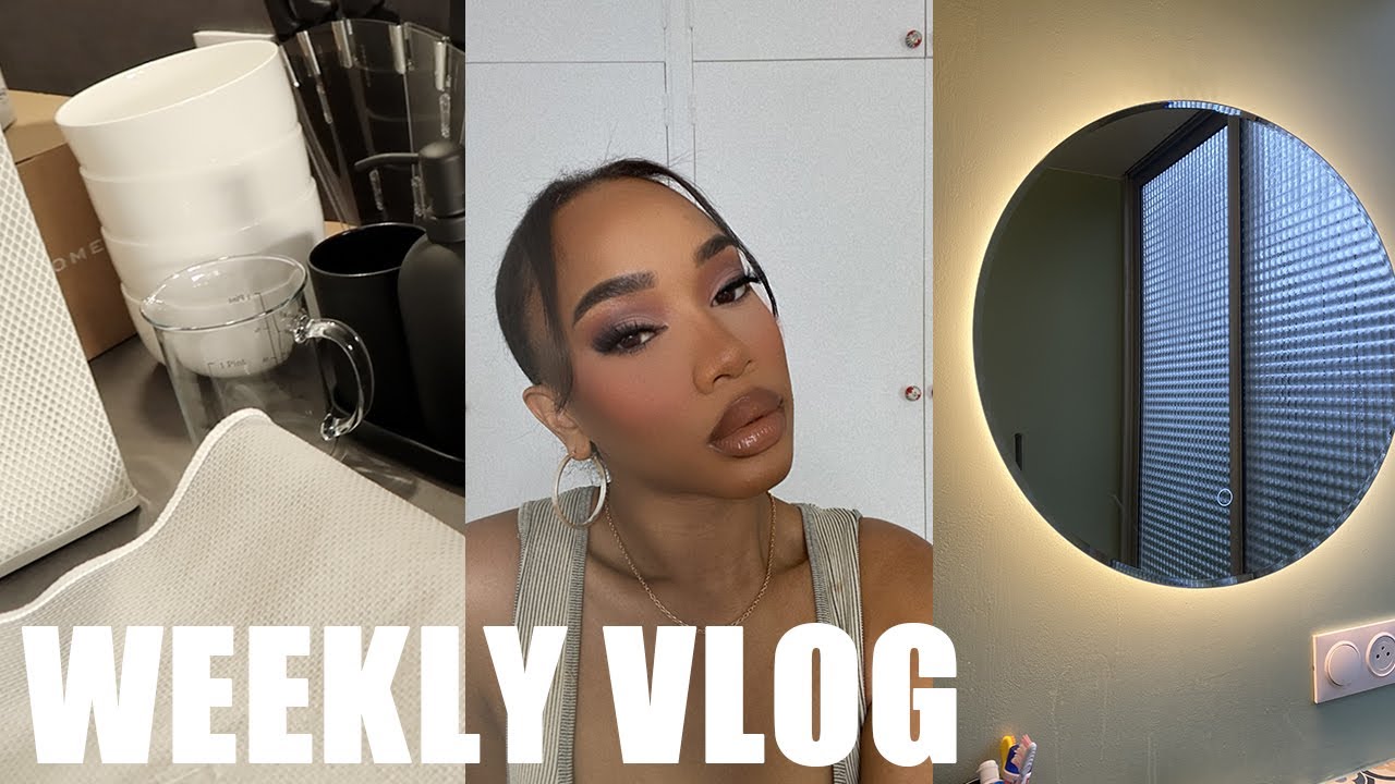 WEEKLY VLOG 2⎜Suite de l'aménagement, encore des achats, en guerre avec mes meubles et mes cheveux..