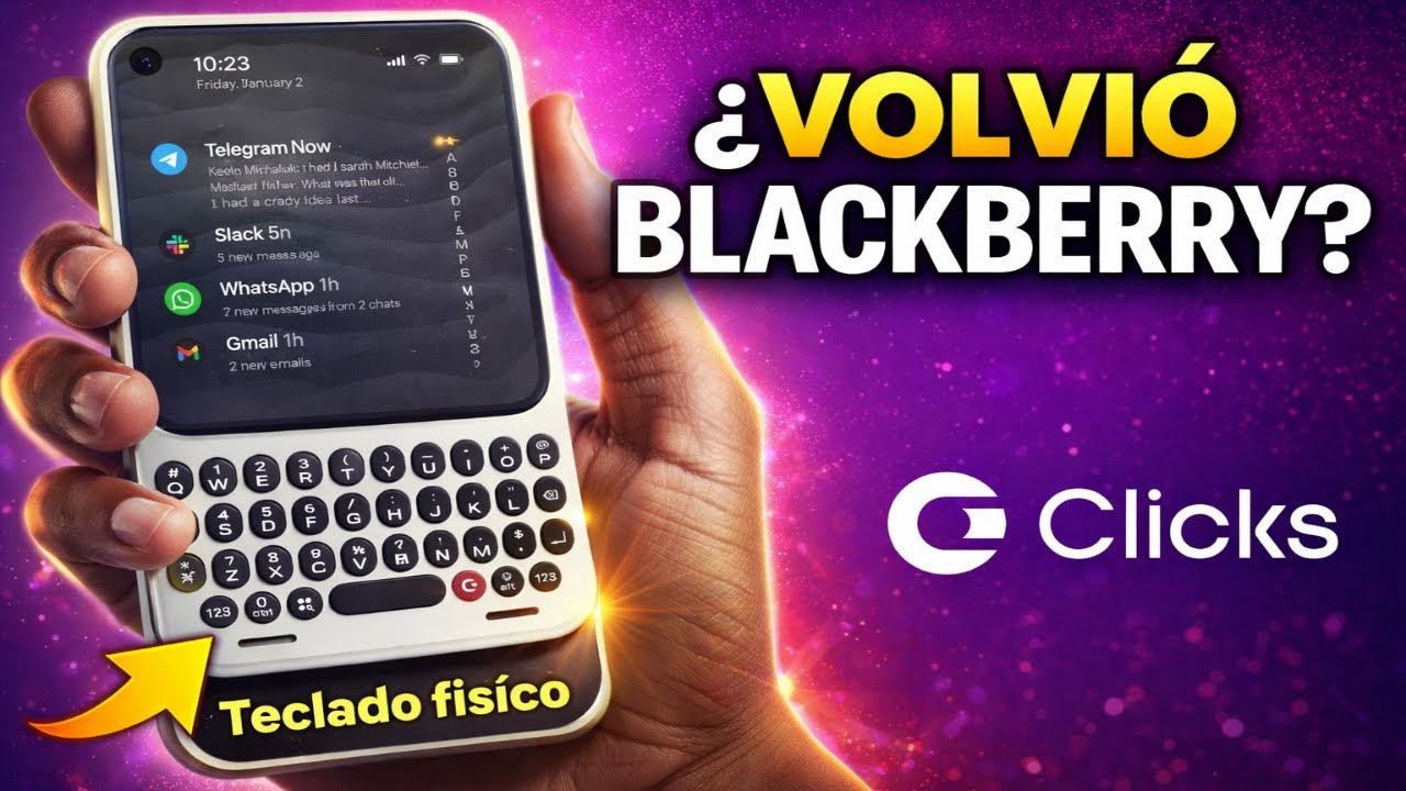 Clicks Communicator: ¿El regreso del BlackBerry con Android en 2026? 😱⌨️