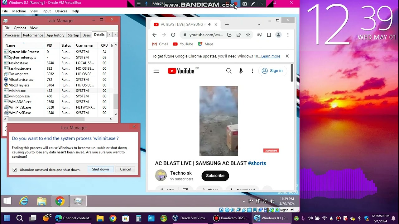 Samsung AC Blast Has BSOD VM (Windows 8.1)