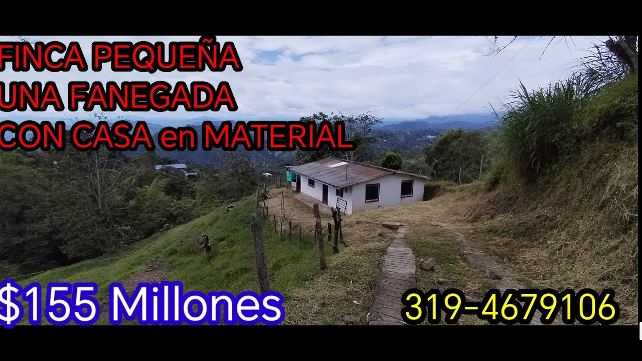 ❌NO DISPONIBLE ❌ .. FINCA PEQUEÑA 1fanegada  CASA SOBRE LA VIA) 319-4679106