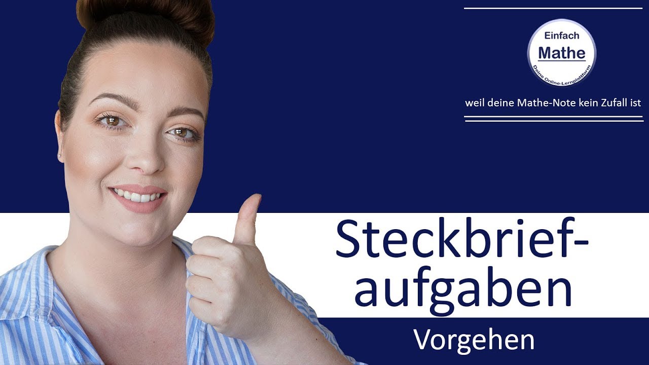Steckbriefaufgaben | Eigenschaften gegeben und Funktion gesucht by einfach mathe!