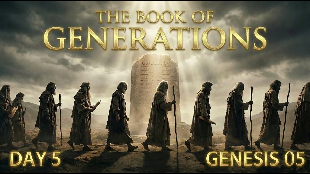 Day 5 | Bible Genesis 05: The Book Of Generations [From Zero to Grace] #bible #genesis #aiart