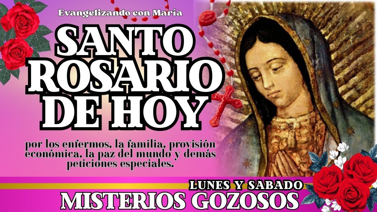 Santo Rosario de HOY  24 de enero de 2026  misterios gozosos🌷🌹🌷