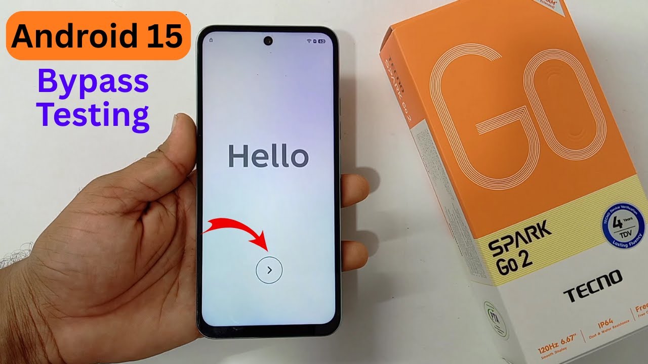 Tecno Spark Go 2 FRP Bypass (KM4) | Android 15 Google Account Unlock [Testing Method]