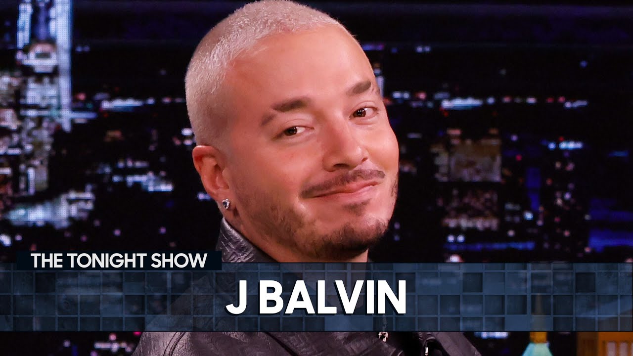 J Balvin Announces His New World Tour and Teaches Jimmy the In Da Getto TikTok Dance | Tonight Show